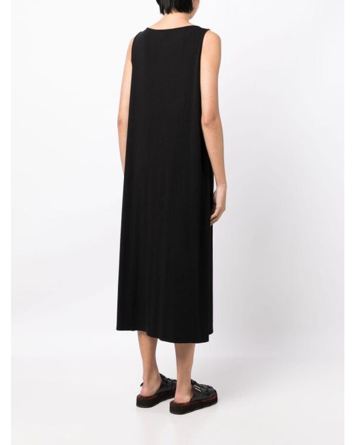 Eileen fisher top black midi dress