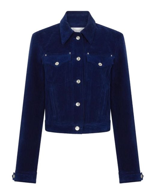 Rabanne Blue Corduroy Jacket