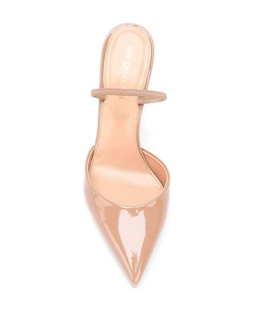 Sergio Rossi Pink Godiva Slingbacks