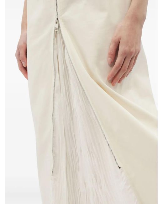 Robe À Design Sans Manches MSGM en coloris White