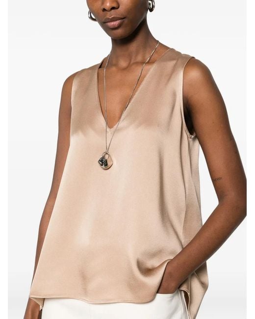 Antonelli Natural Sleeveless Tops