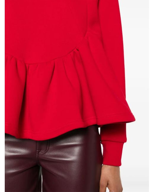 Sweat Calypso À Fronces Ioana Ciolacu en coloris Red
