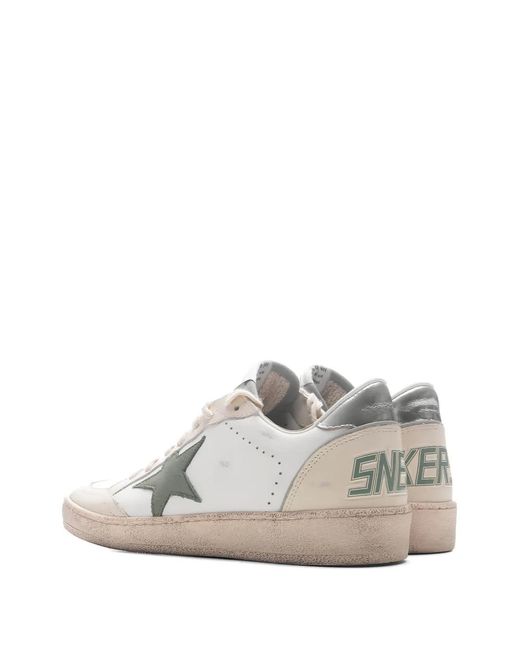 Golden Goose Deluxe Brand White Low Top Sneakers for men