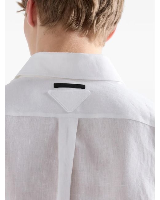 Camicia di Prada in White da Uomo