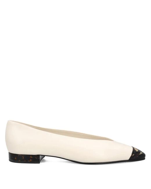 Loro Piana Natural Rebecca Ballerinas
