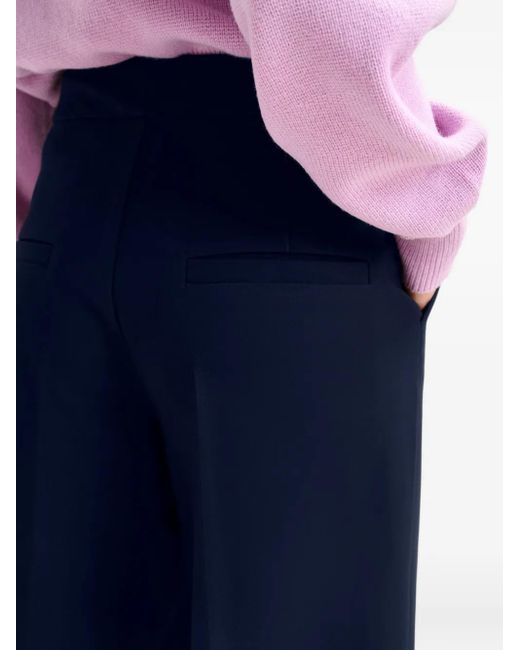 Pantaloni Svasati Con Pieghe di Essentiel Antwerp in Blue