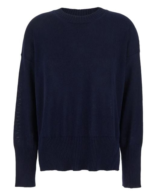 Grifoni Blue Crew-Neck Jumper