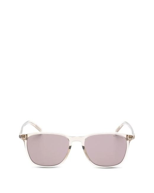Montblanc Pink Square-Frame Sunglasses