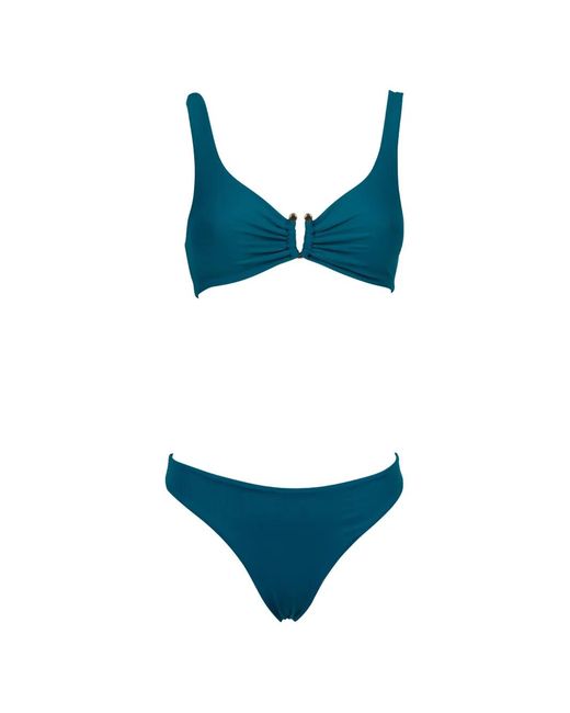 Fisico Blue Ring Detail Bikini