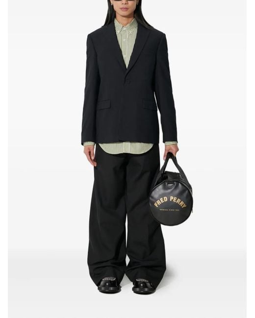 424 Black Single-Button Blazer for men