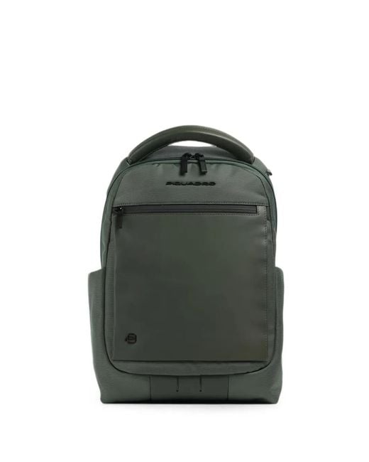 Piquadro Green Sac À Dos À Plaque Logo for men