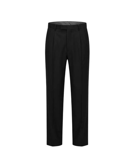 Jil Sander Cropped Plooibroek in het Black voor heren