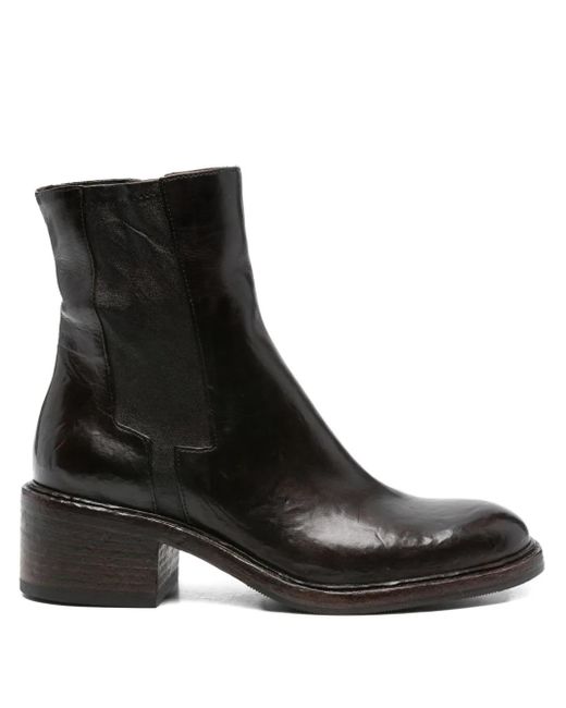 KING TARTUFOLI Black 50Mm Leather Zipped Ankle Boots