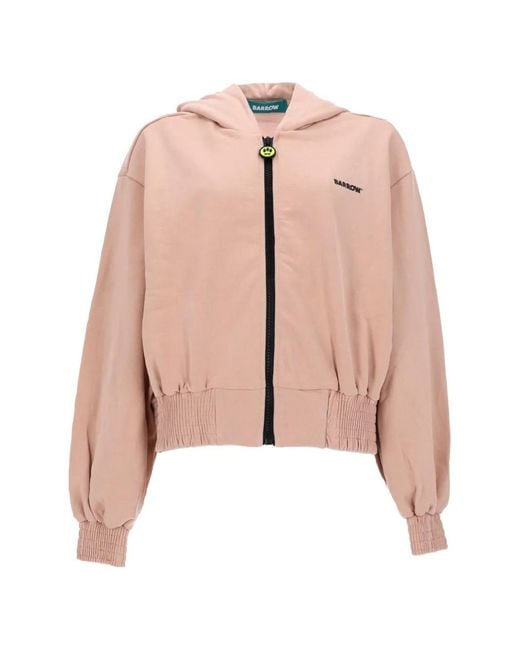 Barrow Pink Zip-Up Hoodie