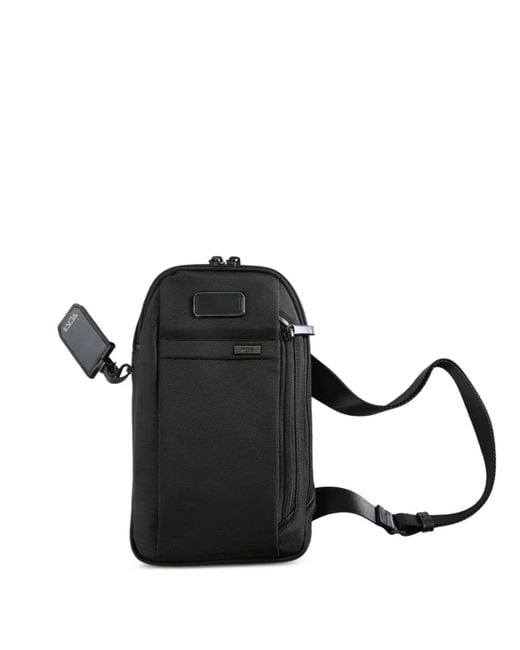 Tumi Black Sling Logo-Plaque Shoulder Bag