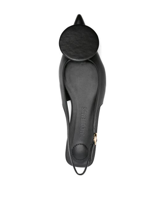 Jacquemus Black Les Slingbacks Duelo P