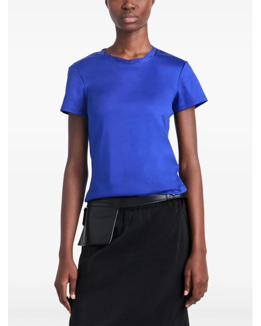 Proenza Schouler T-Shirt Van Biologisch Katoen in het Blue