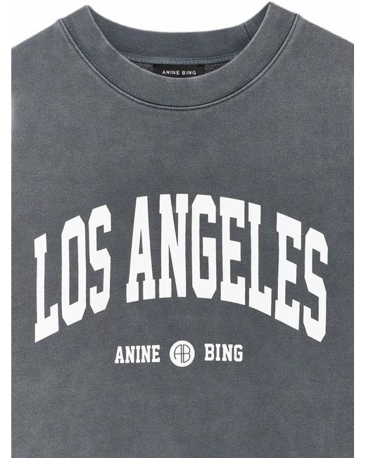Anine Bing Gray Sweat Miles Los Angeles University