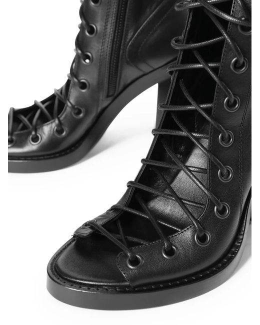 Ann Demeulemeester Bernardina レースアップサンダル Black