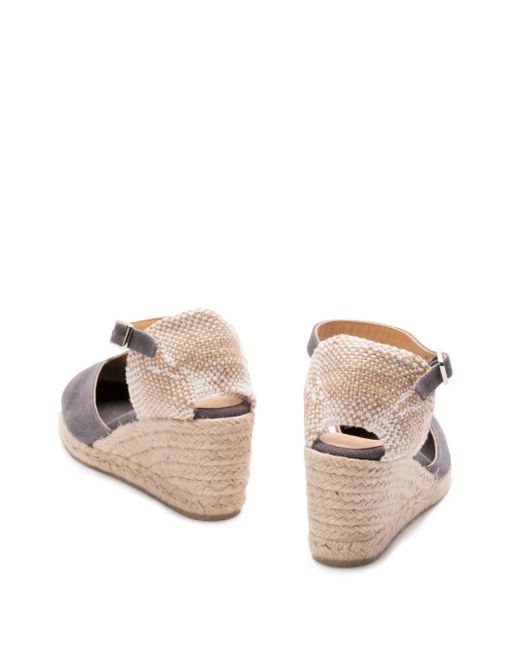 Espadrillas Chiarita di Castaner in Gray