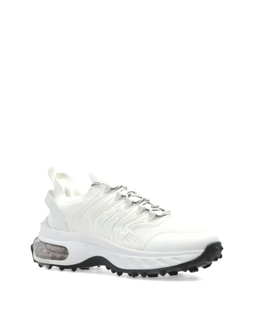 DSquared² White Bubble Lace-Up Sneakers