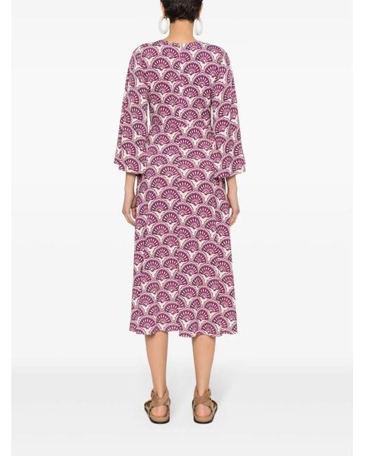 LaDoubleJ Red Sorella Midi Dress