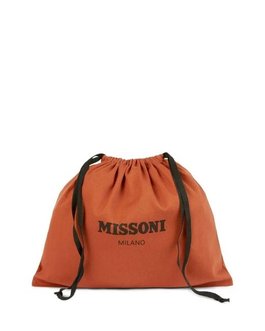 Missoni Black Keith Zigzag-Pattern Pouch