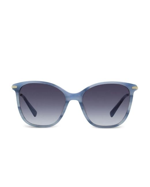 Longchamp Blue Butterfly-Frame Sunglasses