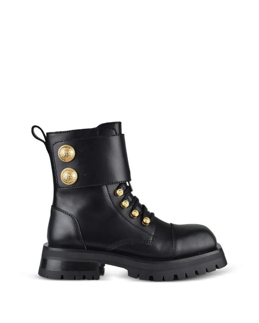 Balmain Black Ranger Army Boots