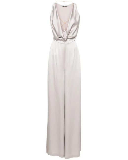 Elisabetta Franchi White Jumpsuit