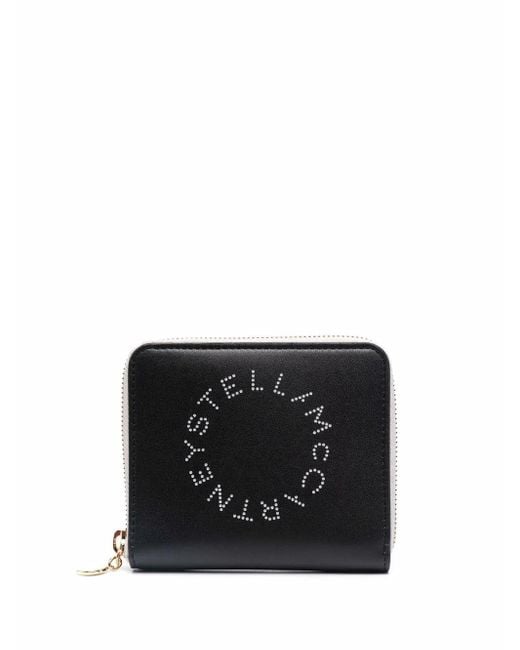 Stella McCartney Black Continental Wallet