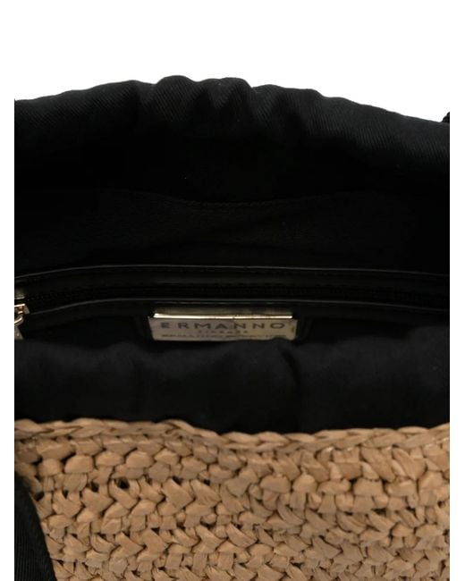 ERMANNO FIRENZE Black Ashley Small Tote Bag