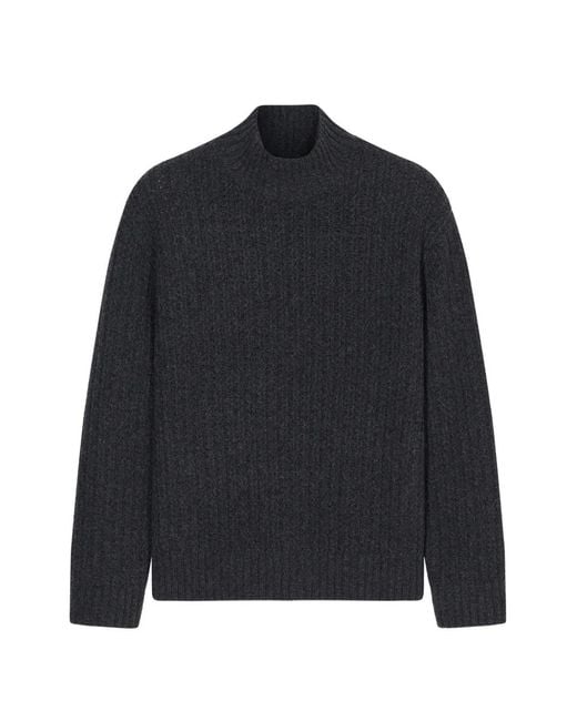 Closed Blue Ribbed-Knit Sweater for men