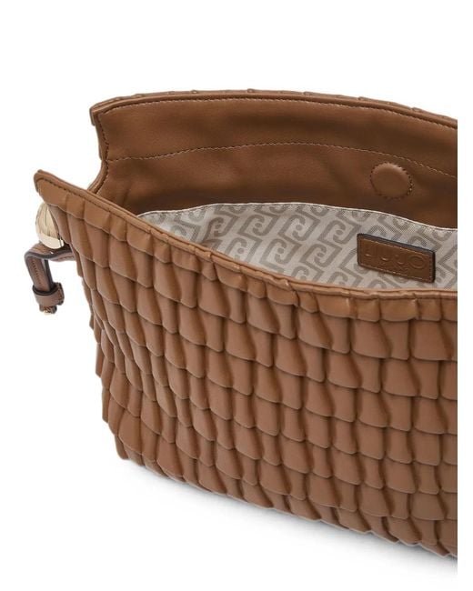Liu Jo Natural Small Riccy Embossed Bag