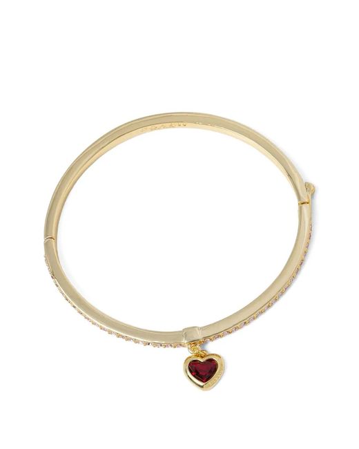 COACH Metallic Heart Charm Bracelet