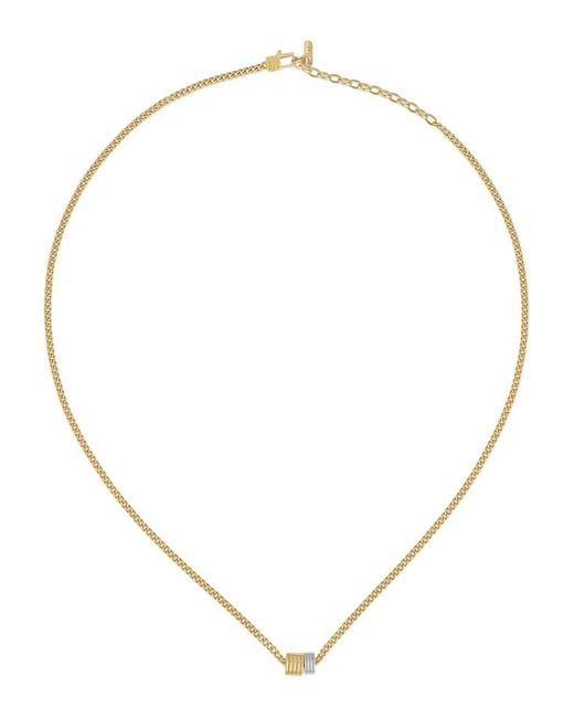 Ivi Natural Octagon Mini Double-Charm Necklace