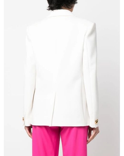 Moschino White Heart Blazer