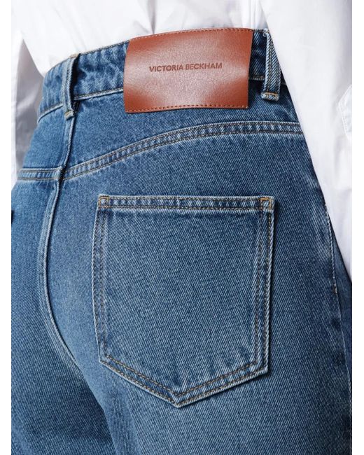 Victoria Beckham Blue Julia High-Rise Jeans