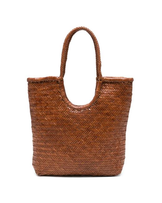 Dragon Diffusion Diagonal Woven Tote Bag in Brown | Lyst Canada