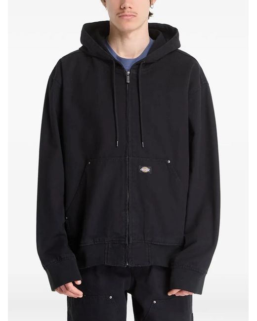 Dickies Black Canvas Hoodie for men