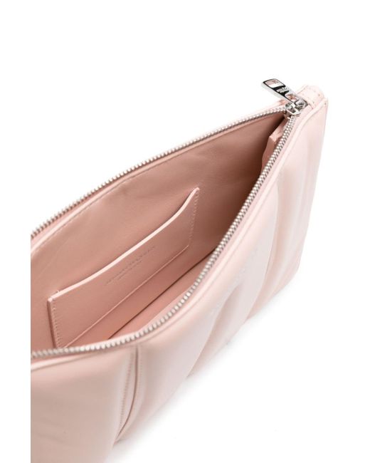 Bolso de hombro Slash Alexander McQueen de color Pink