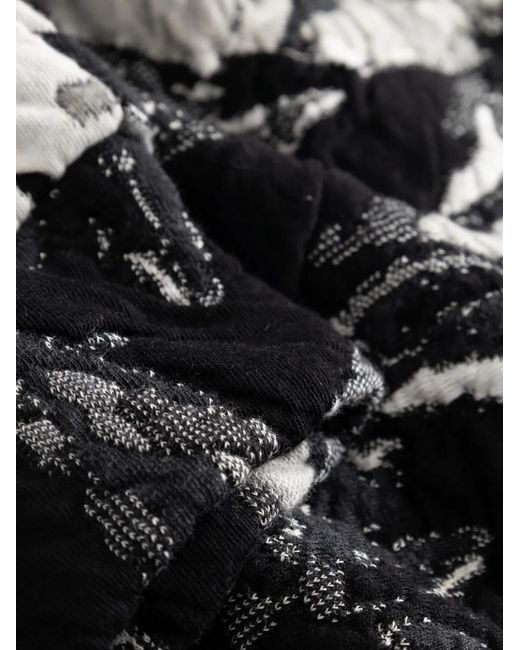 Anntian Gray Horses-Pattern Sweater