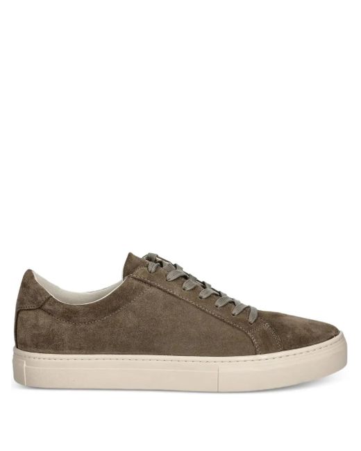 Vagabond Brown Suede Low-Top Sneakers for men