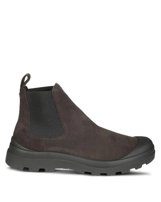 Pànchic Black Leather Boots for men