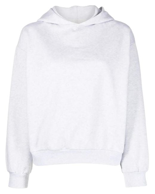 ARMARIUM White Logo-Patch Cotton Hoodie