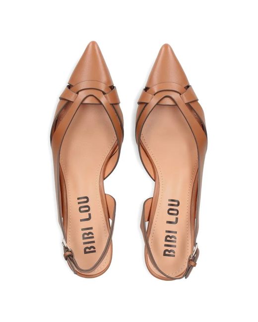 Bibi Lou Brown Nolia Slingback Pumps