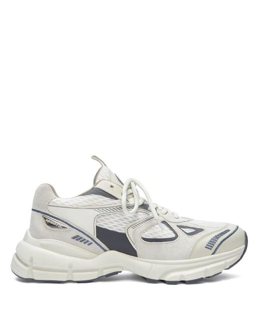 Axel Arigato Marathon Runner Sneakers Met Vlakken in het White