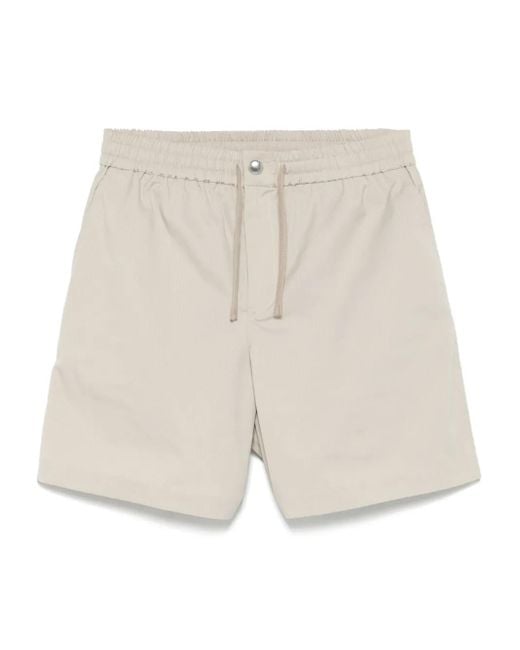 Maison Kitsuné Stretch Bermuda in het White voor heren