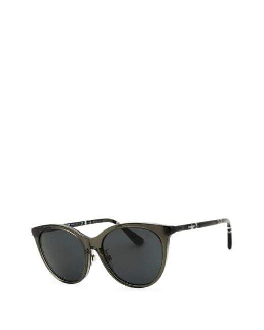 Burberry Black Round-Frame Sunglasses