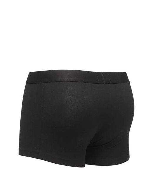 HUGO Blue Three-Pack Of Stretch-Cotton Trunks With Logo Waistbands for men
